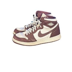 AIR JORDAN Sneakers Youth 7 NIKE Retro 1 High OG Shoes Mauve FD1437-105